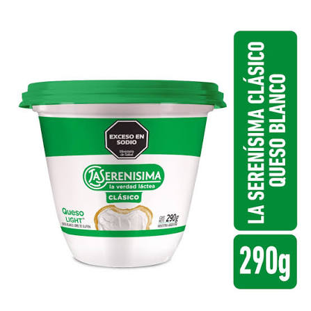 QUESO BLANCO CLASICO LIGHT LA SERENISIMA 290 gr